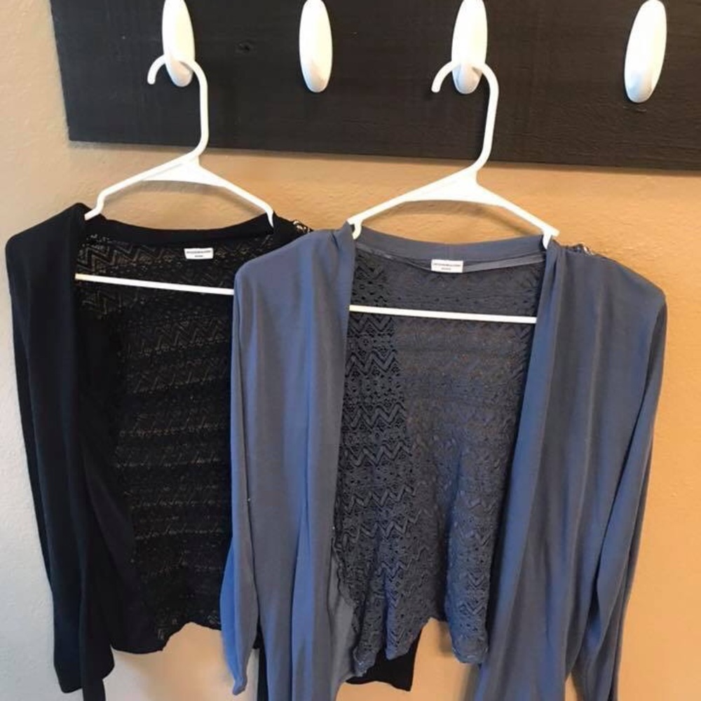 Three Medium Lace Cardigans